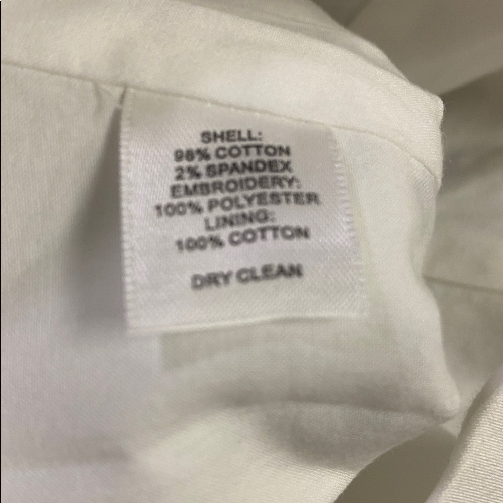 WHBM embroidered bustier top - Picture 8 of 8